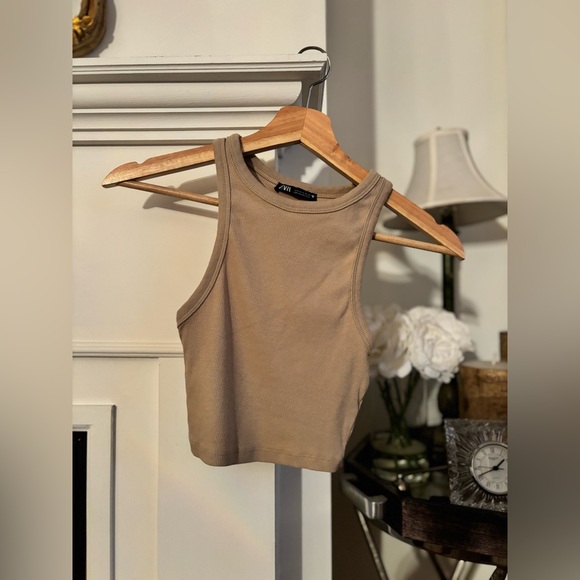 Zara beige tank top - Picture 2 of 2